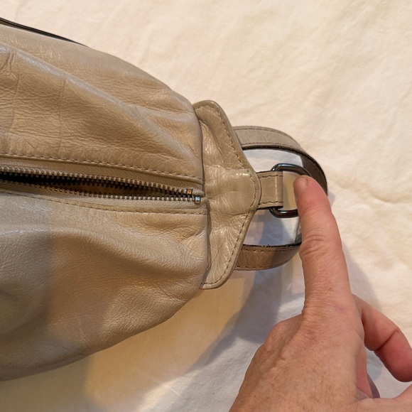 Rebecca Minkoff Taupe Backpack with Zipper Details